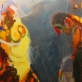 "Vaisingumo deivės pagarbinimas". Drobė, aliejus 105x75 cm, 2012 m. 