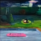 Be pavadinimo,  drobė, aliejus, purškiami dažai, 99×69, 2015