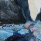 „Buvimas čia ir ten II“, 40×30, drobė, aliejus, 2018 