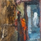 "Nusileidimas į Gangą" Drobė, aliejus 105x75 cm, 2012 m. 