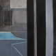 „Perregima erdvė", drobė, aliejus, pastelės. 100cm x 100cm, 2013m.