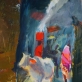 "Dvasinis turizmas. Shanti VS Coca cola" Drobė, aliejus 115x90 cm, 2012 m.  