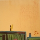 Svajojau nakčia. Iš ciklo „Vėl“. 2012. Medžio raižinys, aliejus, drobė, 75 x 140 cm