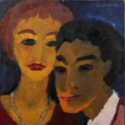 Emil Nolde, „Brolis ir sesė" (1918), copyright Nolde Stiftung Seebüll