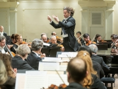 Liuksemburgo filharmonijos orkestras, dirigentas Gustavo Gimeno. D. Matvejevo nuotr.