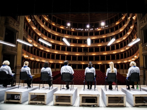 Šiuolaikinė opera „Geros dienos!“. T. Tomasulo nuotr.