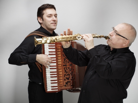 „All Reeds Duo“: Andrius Balachovičius ir Vytautas Labutis. R.Maigio nuotr.