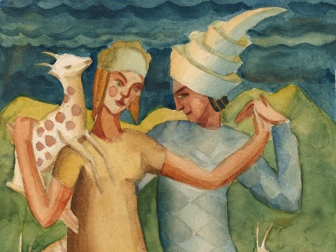 Joanna Karpińska, „Šokis“. 1929 m. Jagodzinskių šeimos nuosavybė