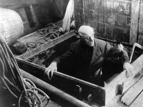 Kadras iš filmo „Nosferatu. Siaubo simfonija“