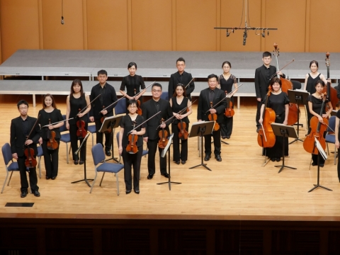 Taivano nacionalinio simfoninio orkestro stryginių grupė. Organizatorių nuotr.