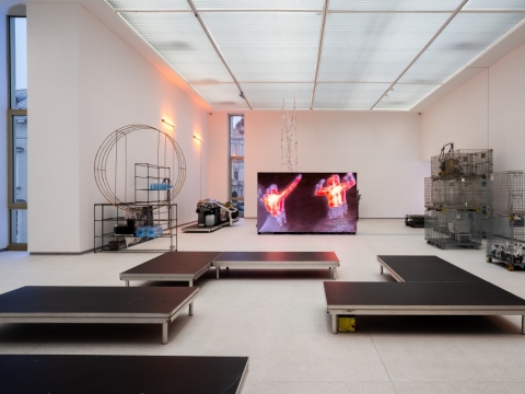 Anastasia Sosunova, „Fandomas“, parodos fragmentas. 2025 m. J. Balsevičiaus nuotr.