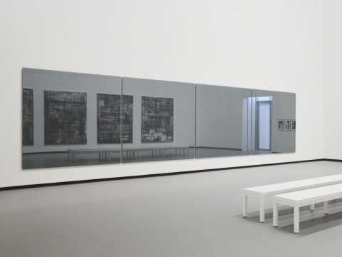 „Gerhard Richter“, parodos fragmentas. 2026 m. M. Domage ir Louis Vuitton fondo nuotr.