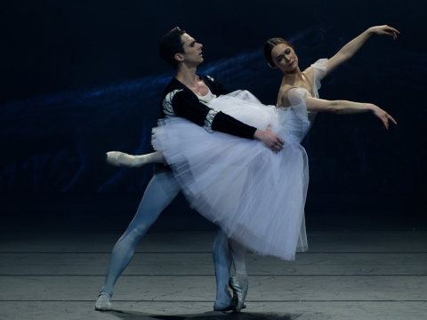 Jurgita Dronina ir Francesco Gabriele Frola balete „Žizel“. M. Aleksos nuotr.