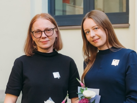 Rasa Vasinauskaitė ir Rusnė Kregždaitė. V. Budrio nuotr.