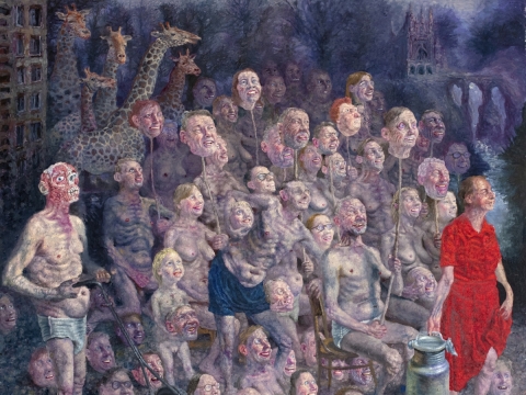 Šarūnas Sauka, „Žiūrėjimas į šitą paveikslą“. 2018 m. 