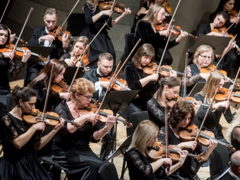 Baltijos šalių orkestrų festivalio koncertas „100 stygų“. LVSO nuotr.