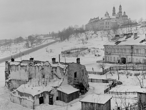 Algimanas Kunčius, „Misionierių bažnyčia ir vienuolynas ant Išganytojo kalvos“. 1967 m.