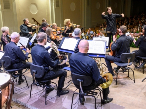 „Glasperlenspiel Sinfonietta“. D. Matvejevo nuotr.