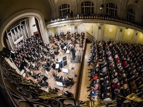„Missa solemnis“ atlikimas Nacionalinėje filharmonijoje. D. Matvejevo nuotr.