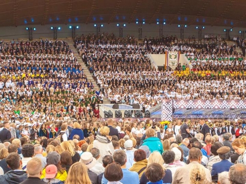 Dainų dienos akimirka. Organizatorių nuotr.