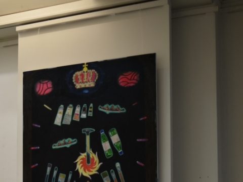 Indrė Ercmonaitė, „Herbas tapybai“, 2017 m. Autorės nuotr.