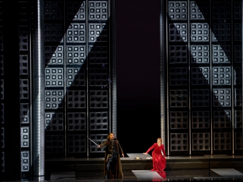 Denys Pivnitskyi (Konradas / Valteris), Viktorija Miškūnaitė (Aldona). M. Aleksos nuotr.