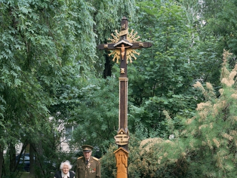 Dainius Liškevičius, projekto „Ramybė“ fragmentas – kooperatyvo „Ramybė“ pirmininkas su žmona. 2014 m. Autoriaus nuotr.