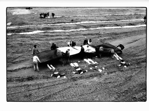 „Post Ars“ akcija „Zatyšiai“, 1990 m. G. Zinkevičiaus fotografija