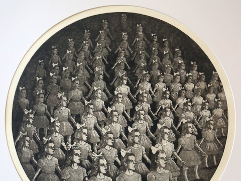 Birutė Zokaitytė, iš ciklo „Mėlynbarzdžio sindromas“. 2013–2018 m. V. Nomado nuotr.