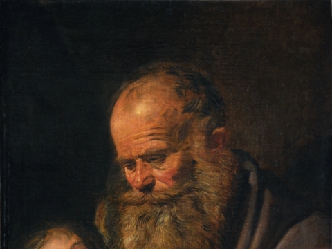 Frans Hals, „Šv. Matas“. Apie 1625 m. Drobė, aliejus. Odesos Vakarų ir Rytų meno muziejus