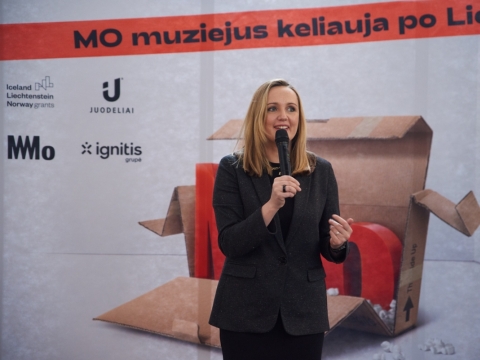 MO muziejaus vadovė Milda Ivanauskienė