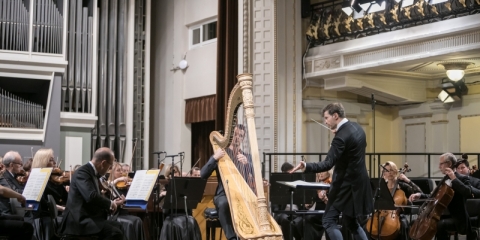 Xavier de Maistre, Modestas Pitrėnas, Nacionalinis simfoninis orkestras. S. Žiūros nuotr.
