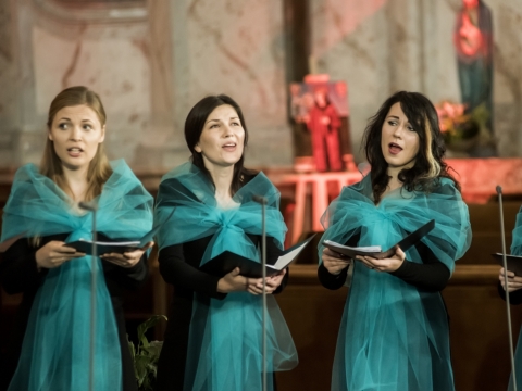 Ansamblio „Graces & Voices“ koncertas Šv. Kazimiero bažnyčioje. D. Matvejevo nuotr.