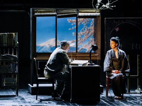 Scena iš spektaklio „Requiem“. D. Rimeikos nuotr.