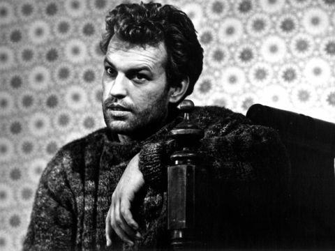 Regimantas Adomaitis (Kasparas) filme „Jausmai“, rež. Almantas Grikevičius, Algirdas Dausa, LKS, 1968 m.