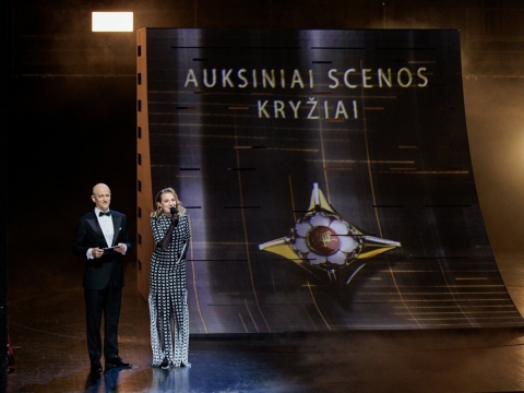 2026-ųjų Auksinių scenos kryžių apdovanojimų ceremonija. V. Raupelio / LRT nuotr.