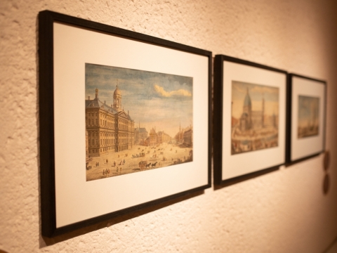 Parodos „Priartintas peizažas“ fragmentas. LNDM Prano Domšaičio galerija. E. Sabaliauskaitės nuotr. 