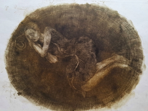 Kristina Gedminaitė, „Gulinti tamsoje“. 2015 m.