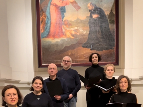 Ansamblis „Schola Cantorum Benedicamus“ ir Aistė Bružaitė 