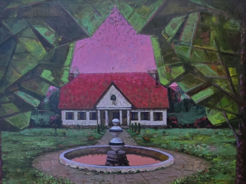 Algis Griškevičius, „Uždangai atsidengiant“. 2002 m. E. Palskytės nuotr.