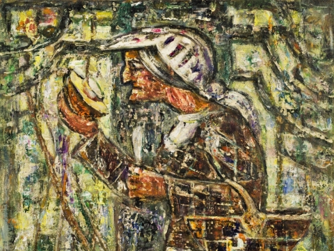Adomas Galdikas, „Grybautoja“. XX a. 3-4 dešimt.