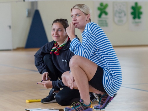 Greta Grinevičiūtė ir Agnietė Lisičkinaitė. G. Žaltauskaitės nuotr.
