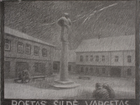 Aistė Kirvelytė, Naktimis poetas šildė vargetas. 2013 m.