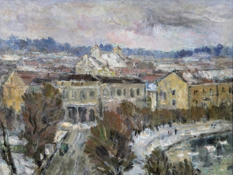 Algirdas Petrulis, „Vilnius žiemą“