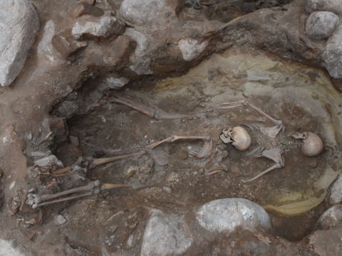 Archeologiniai tyrimai Pilies kalno aikštelėje. K. Stoškaus nuotr. Lietuvos nacionalinis muziejus