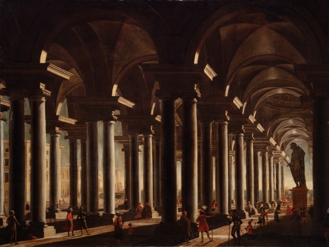 Filipp Gagliardi,  „Architektūrinė kompozicija“. R. Vedricko nuotr.  