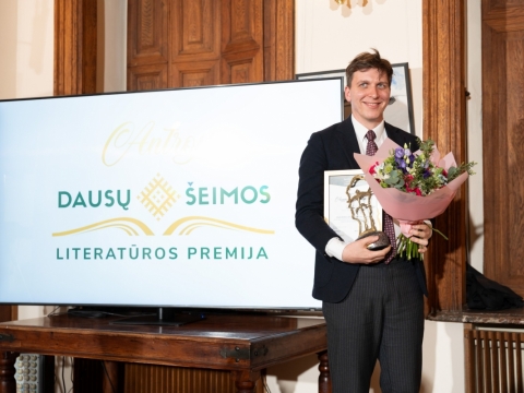 Augminas Petronis. Dausų šeimos premija. Organizatorių nuotr.