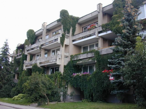 Architekto Jono Mazurkevičiaus suprojektuotas daugiabutis B. Sruogos g. 36. 1971 m. N. Ronlev nuotr.