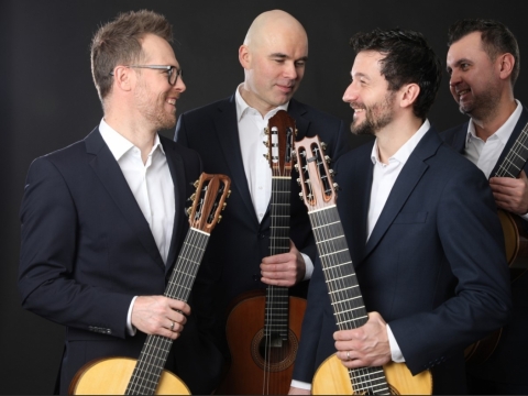 Baltijos gitarų kvartetas. Organizatorių nuotr.