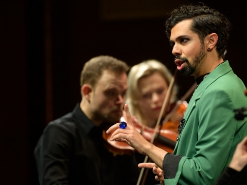 Bruno de Sá ir ansamblis „Cappella Concertante Vilnense“. M. Aleksos nuotr.